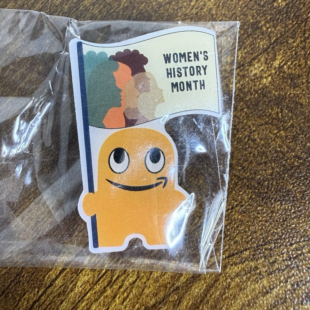 Amazon Peccy Pin Women's History Month Lapel Pin